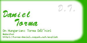 daniel torma business card